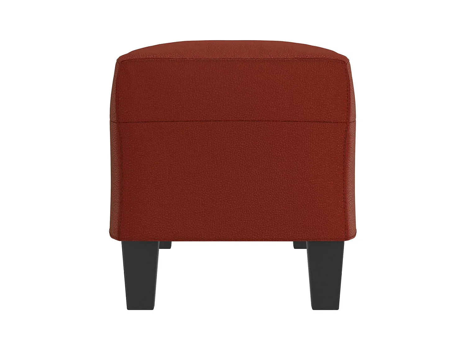Banc Rouge bordeaux 100x35x41 cm Similicuir REO94351