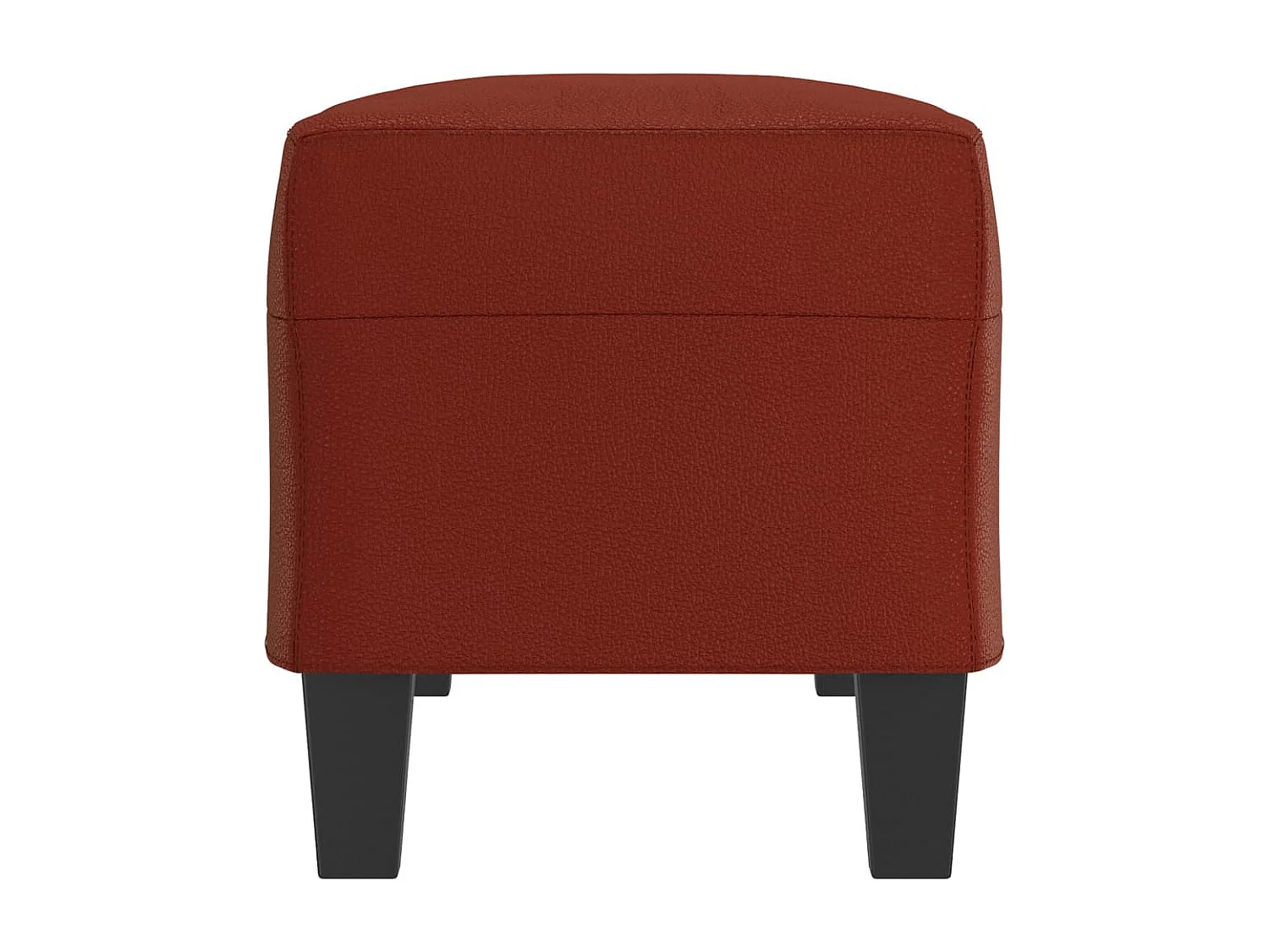 Banc Rouge bordeaux 100x35x41 cm Similicuir REO94351