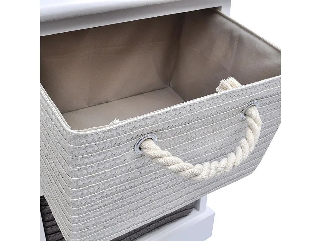 Banc de rangement 6 tiroirs Bois REO27932