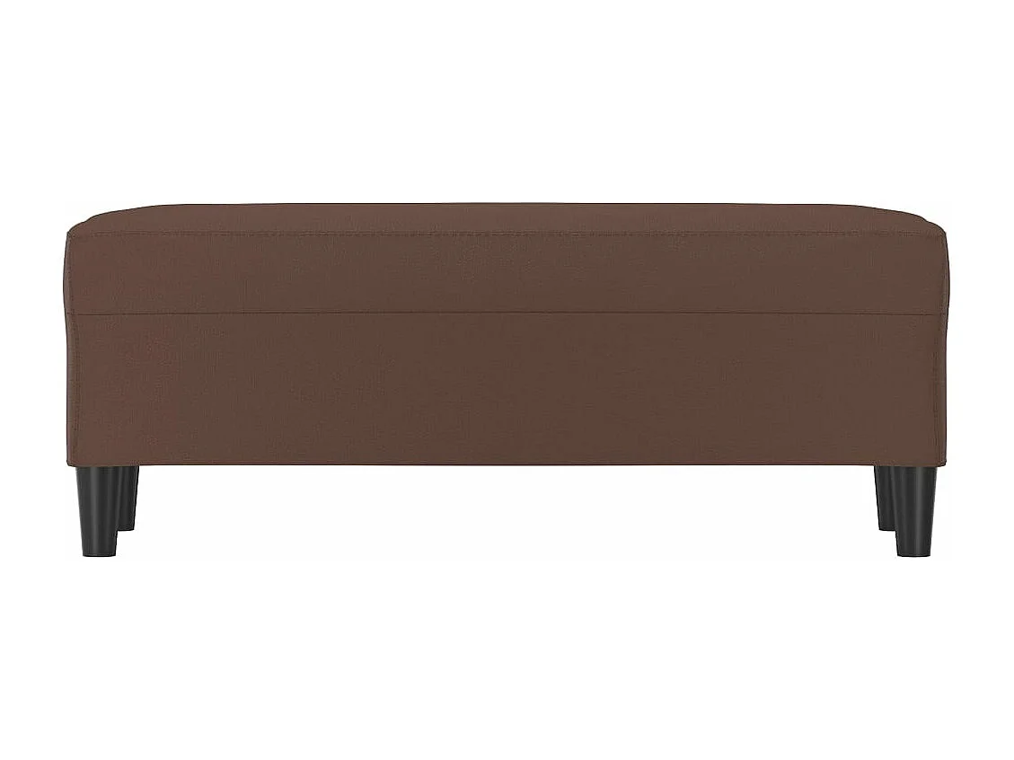 Banc Marron 100x35x41 cm Similicuir REO66523