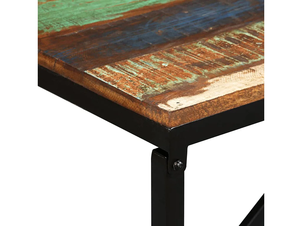 Banc 110 x 35 x 45 cm Bois de récupération massif REO28297