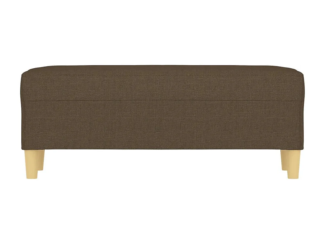 Banco 100x35x41 cm tecido castanho PT843207