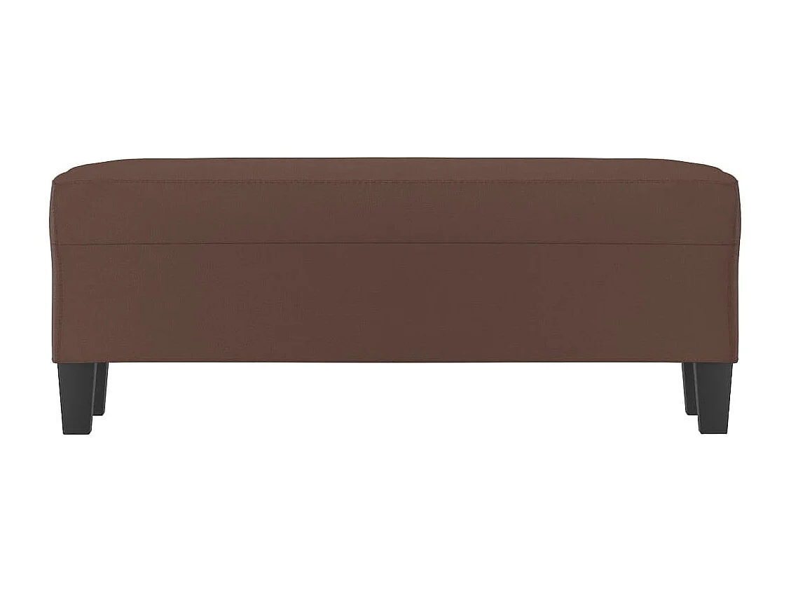 Banc Marron 100x35x41 cm Similicuir REO63057