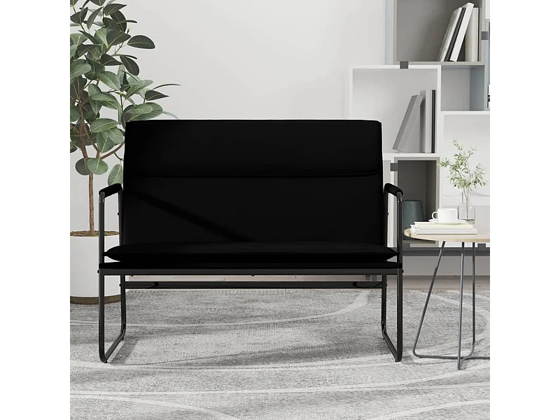 Bankje 100x64x80 cm kunstleer zwart NL571655