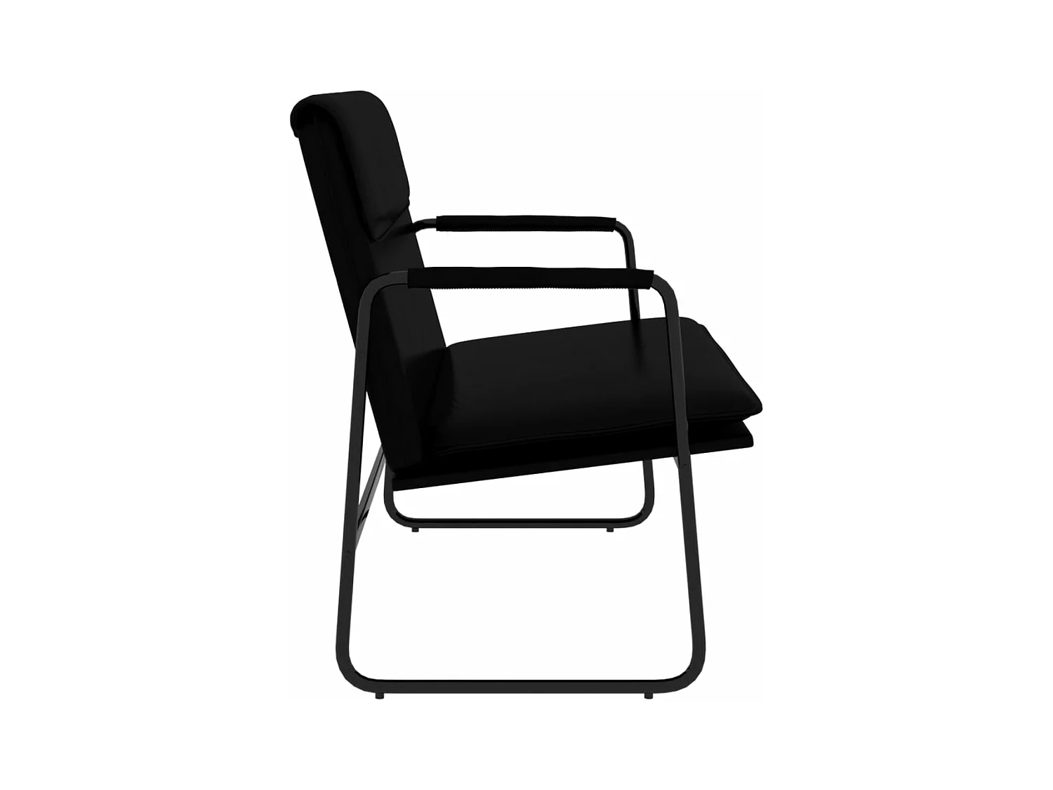 Bankje 100x64x80 cm kunstleer zwart NL571655