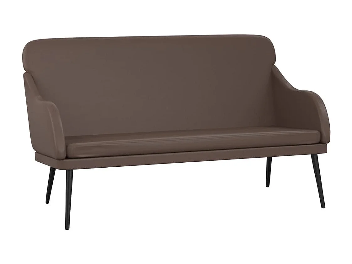 Banc Marron 110x76x80 cm Similicuir REO98475