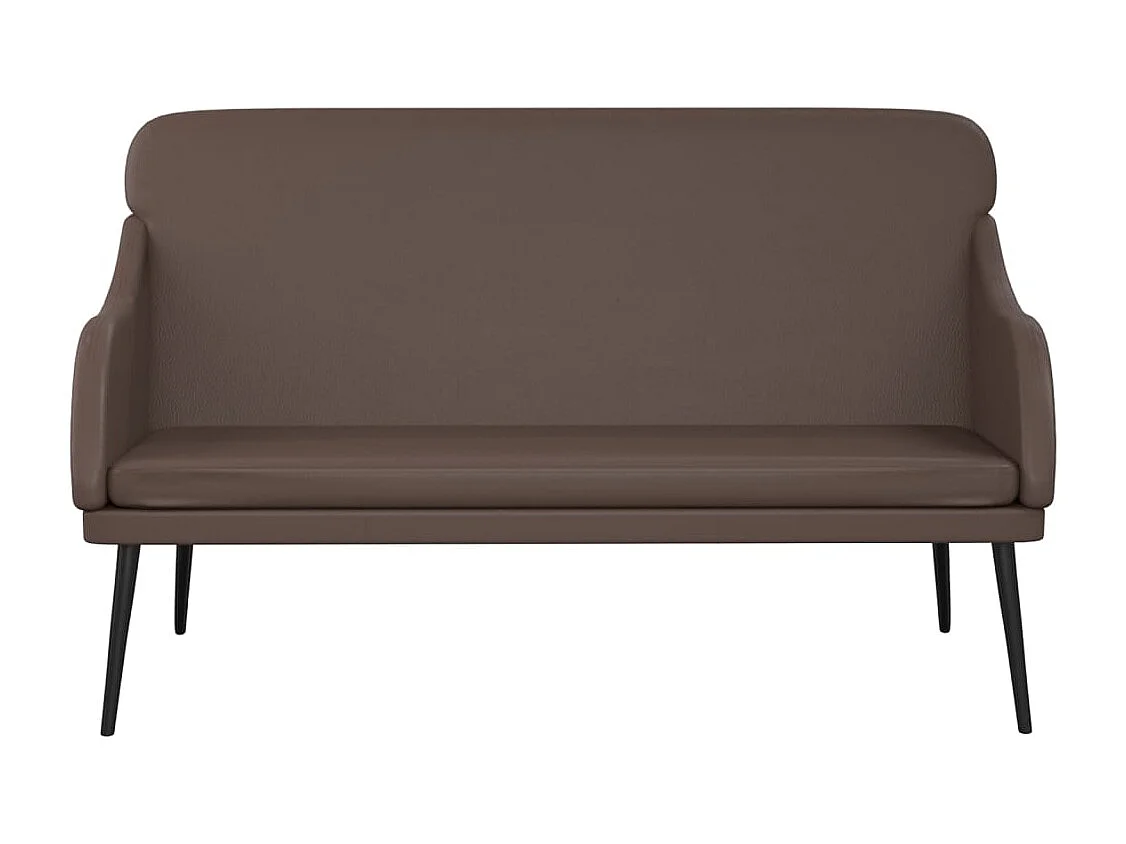 Banc Marron 110x76x80 cm Similicuir REO98475