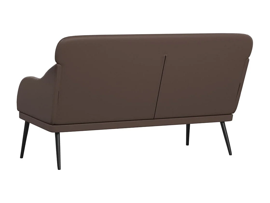 Banc Marron 110x76x80 cm Similicuir REO98475