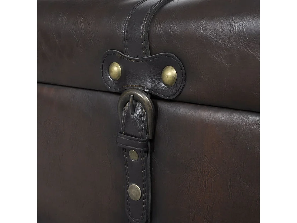 Conjunto bancos de arrumação 3 pcs castanho PT413252