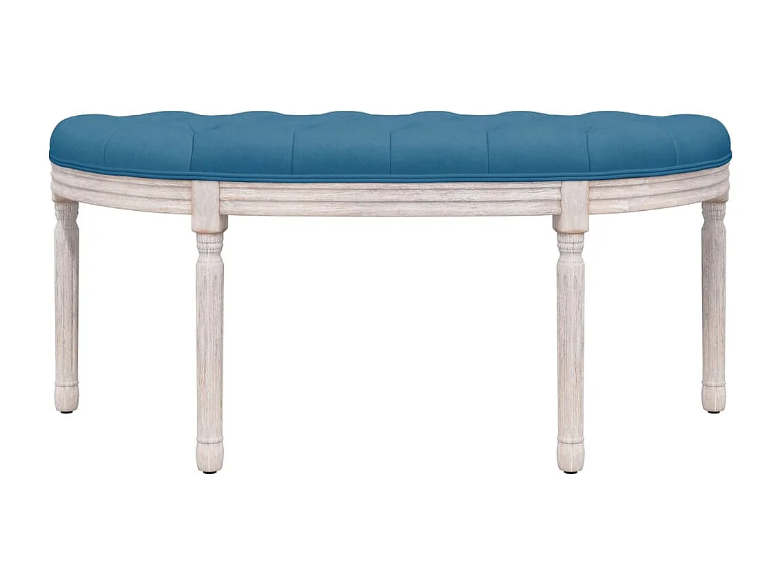 Banco 110,5x45x49 cm veludo azul PT232346