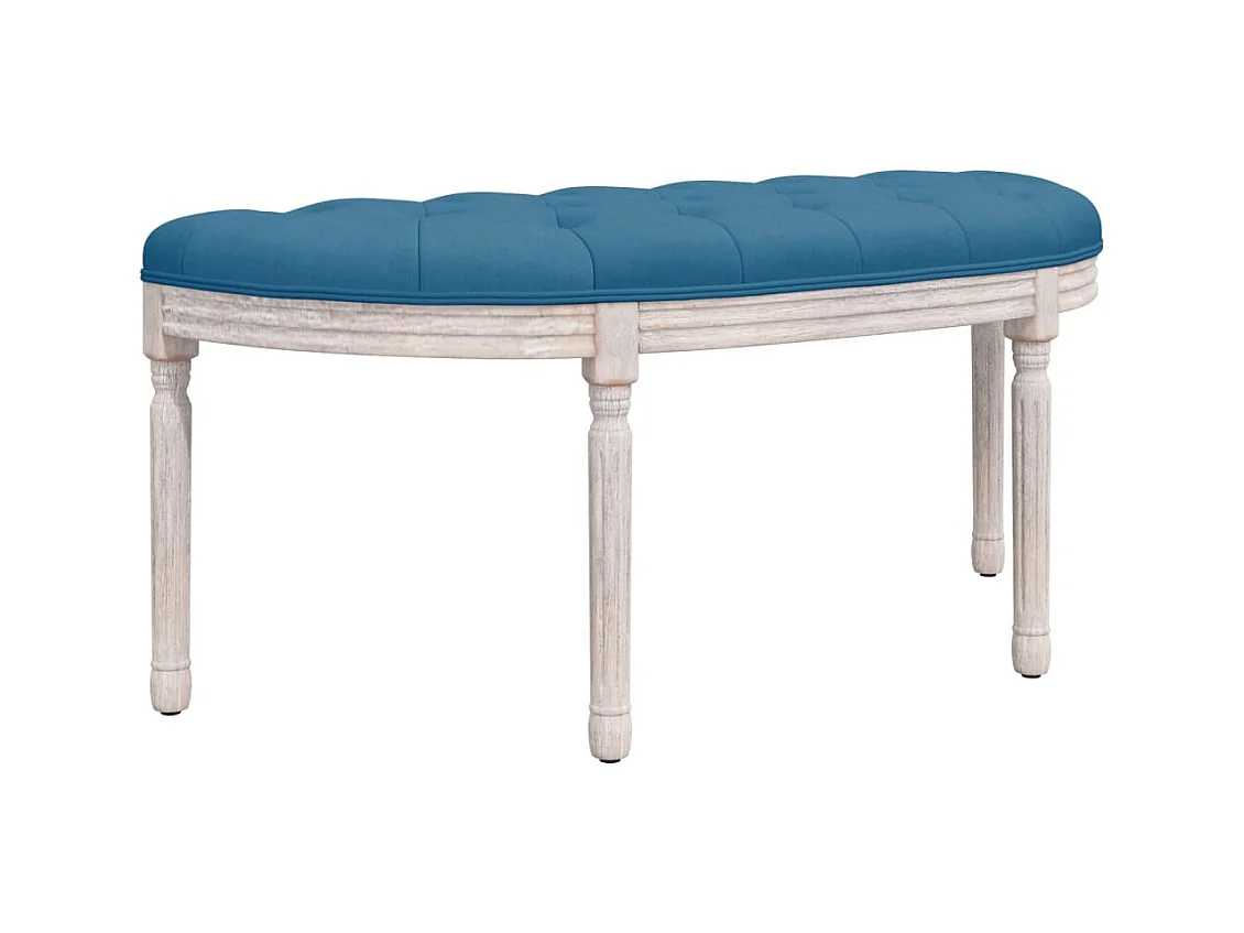 Bankje 110,5x45x49 cm fluweel blauw NL552077