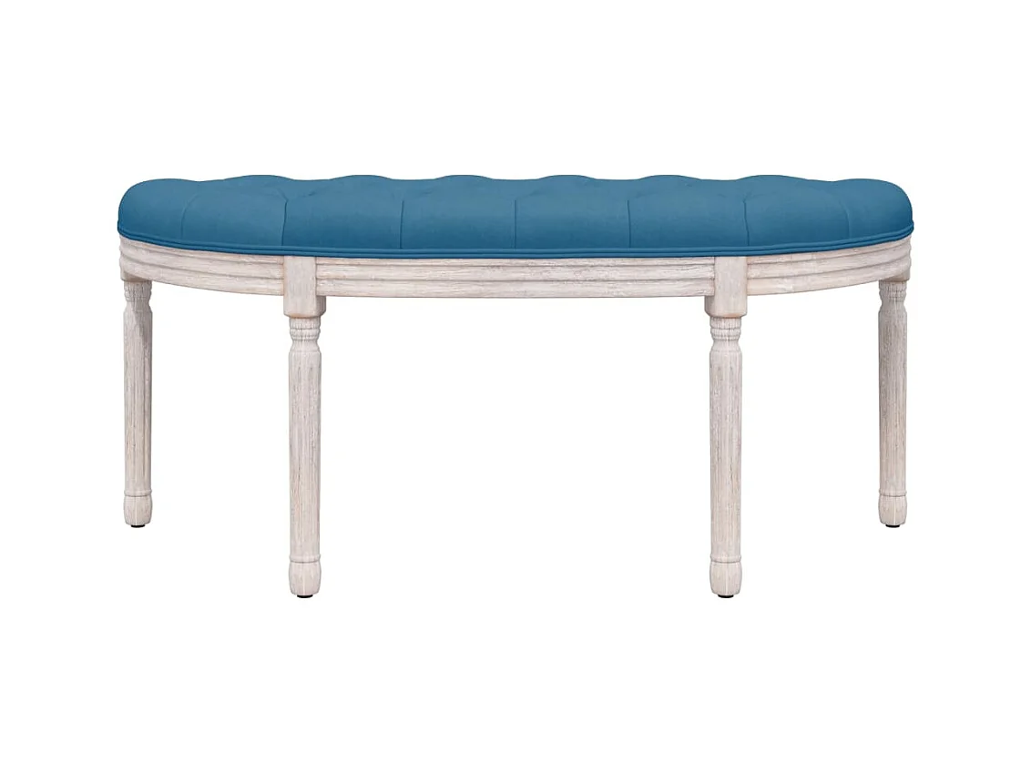 Bankje 110,5x45x49 cm fluweel blauw NL552077