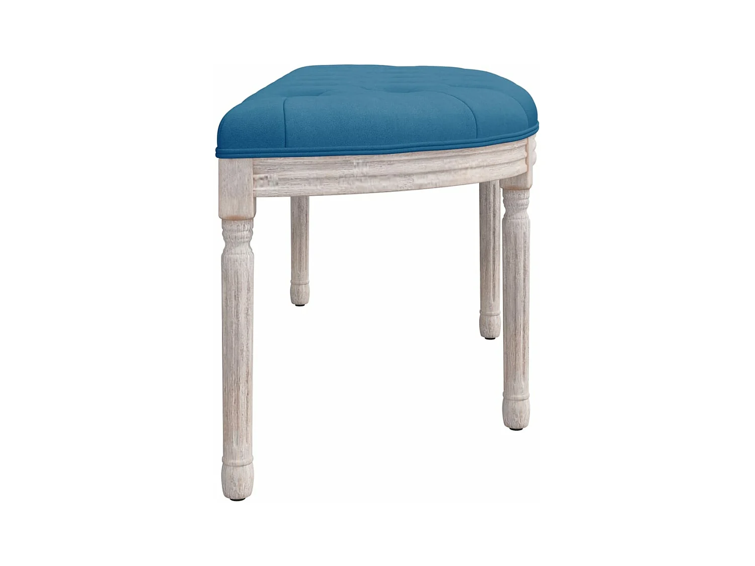 Bankje 110,5x45x49 cm fluweel blauw NL552077