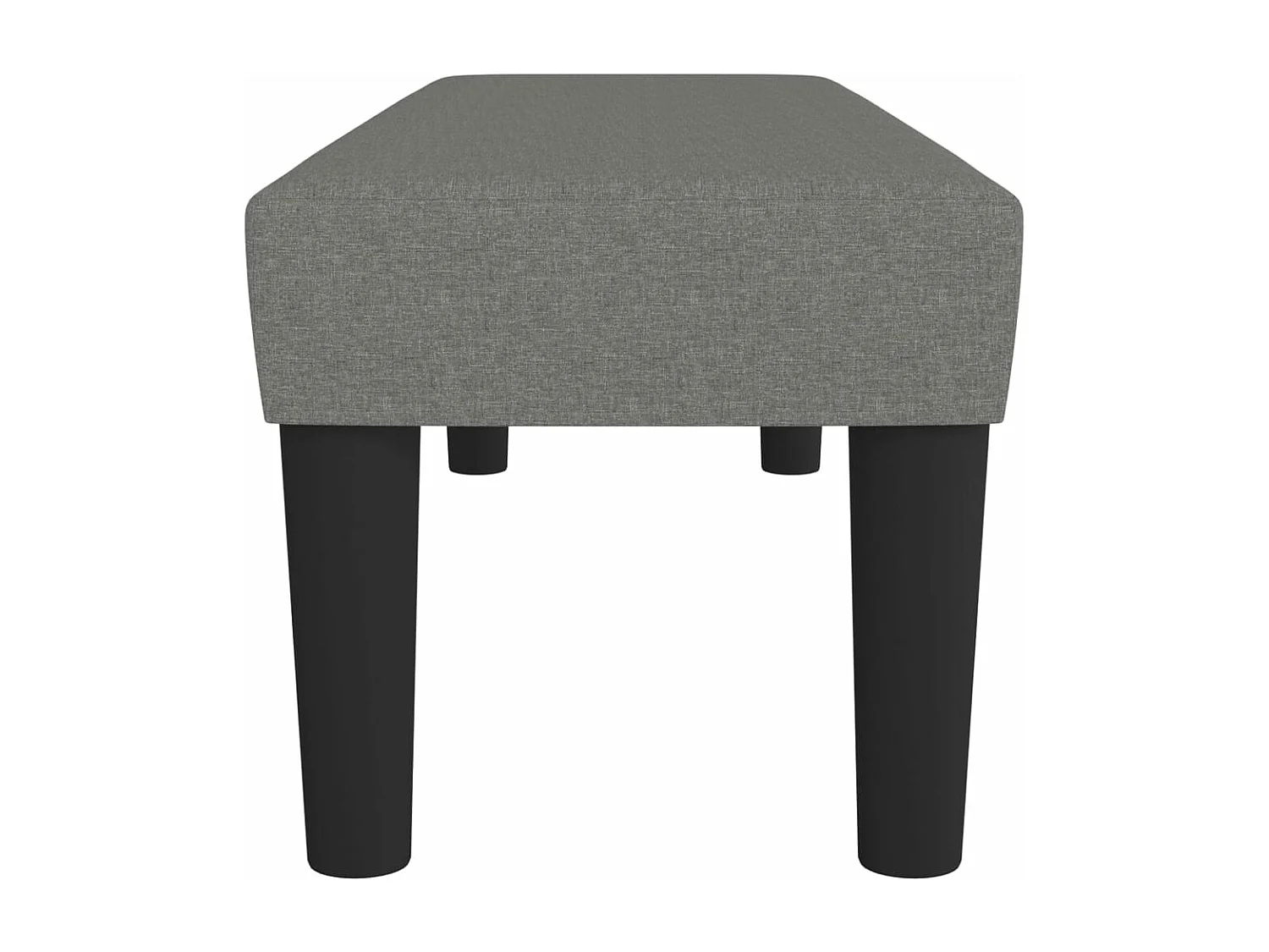 Bankje 100x30x30 cm stof donkergrijs NL983178
