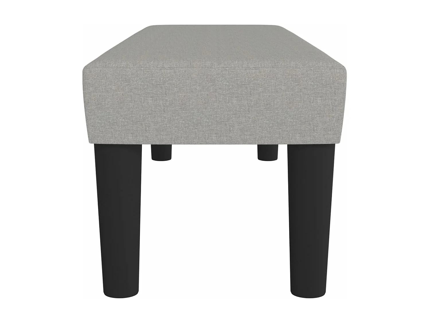 Banc Gris clair 100x30x30 cm Tissu REO43380