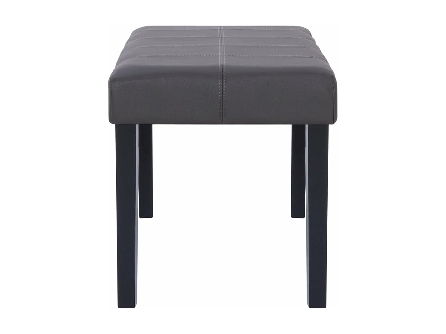 Banc 106 cm Grey Faux Leather REO23748