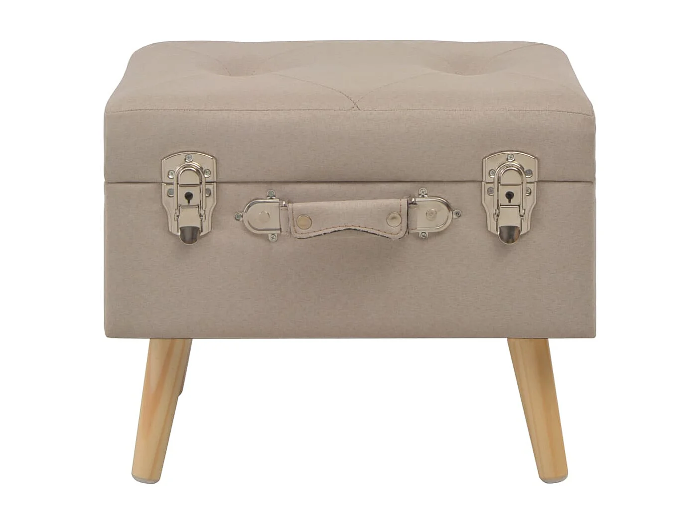 Bancs de rangement 3 pcs Beige Tissu REO41475