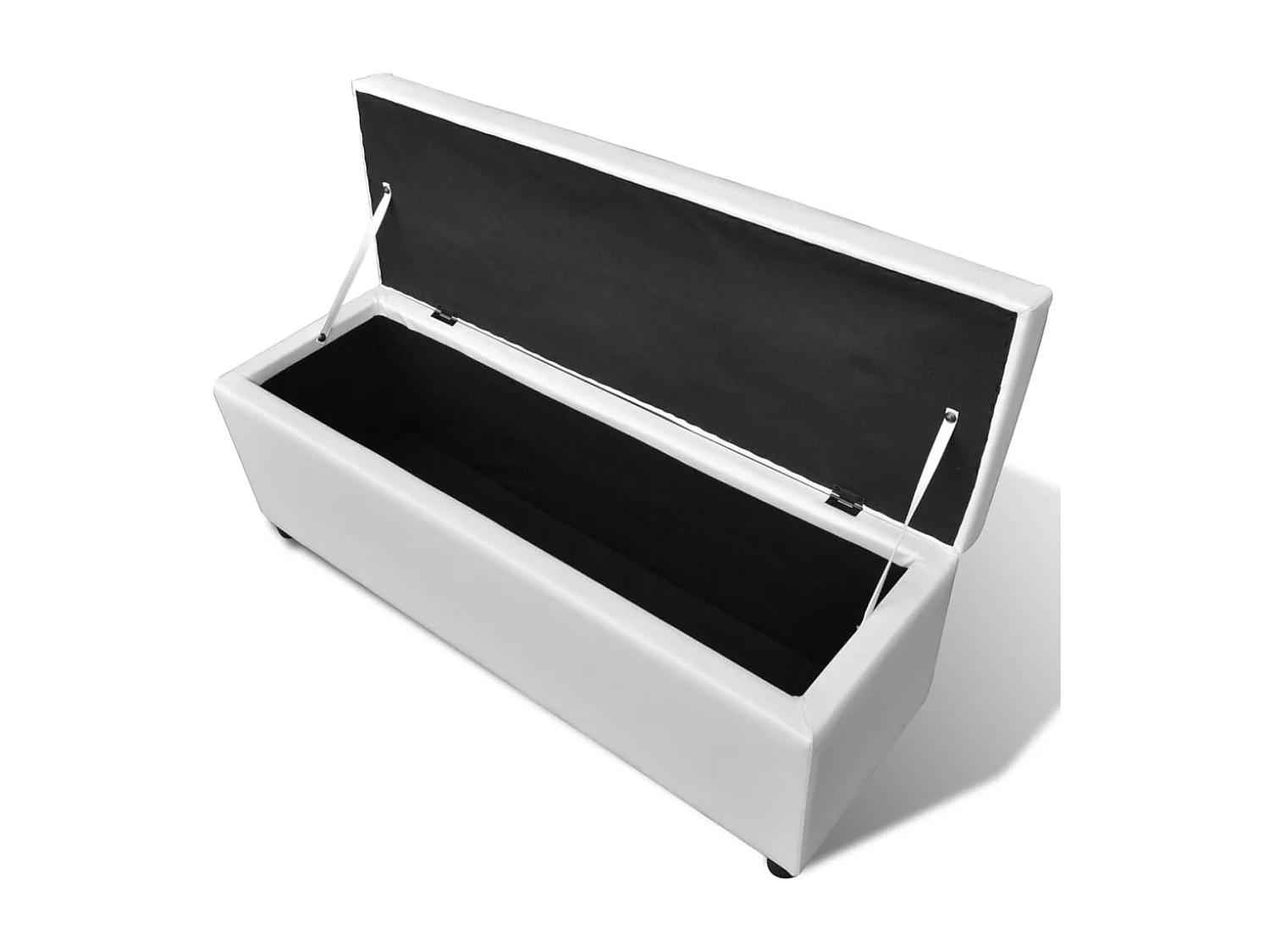 Banc long de rangement Bois Blanc REO92853