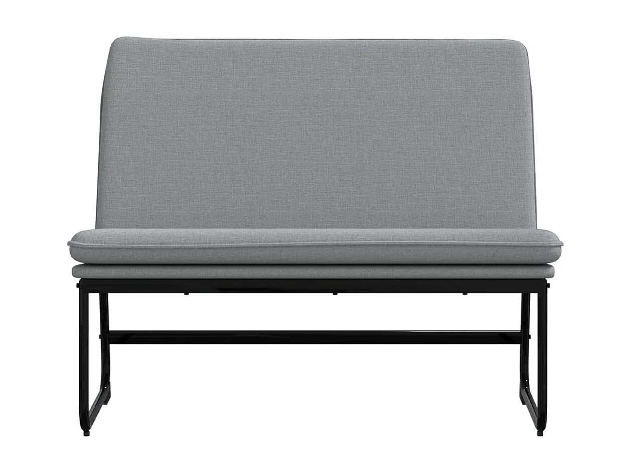 Banco 100x75x76 cm tecido cinzento-claro PT625883