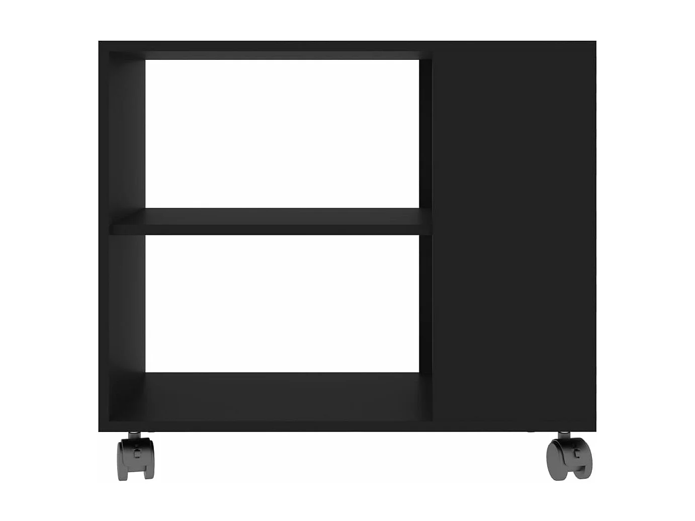 Mesa de centro 70x35x55 cm madeira processada preto PT581772