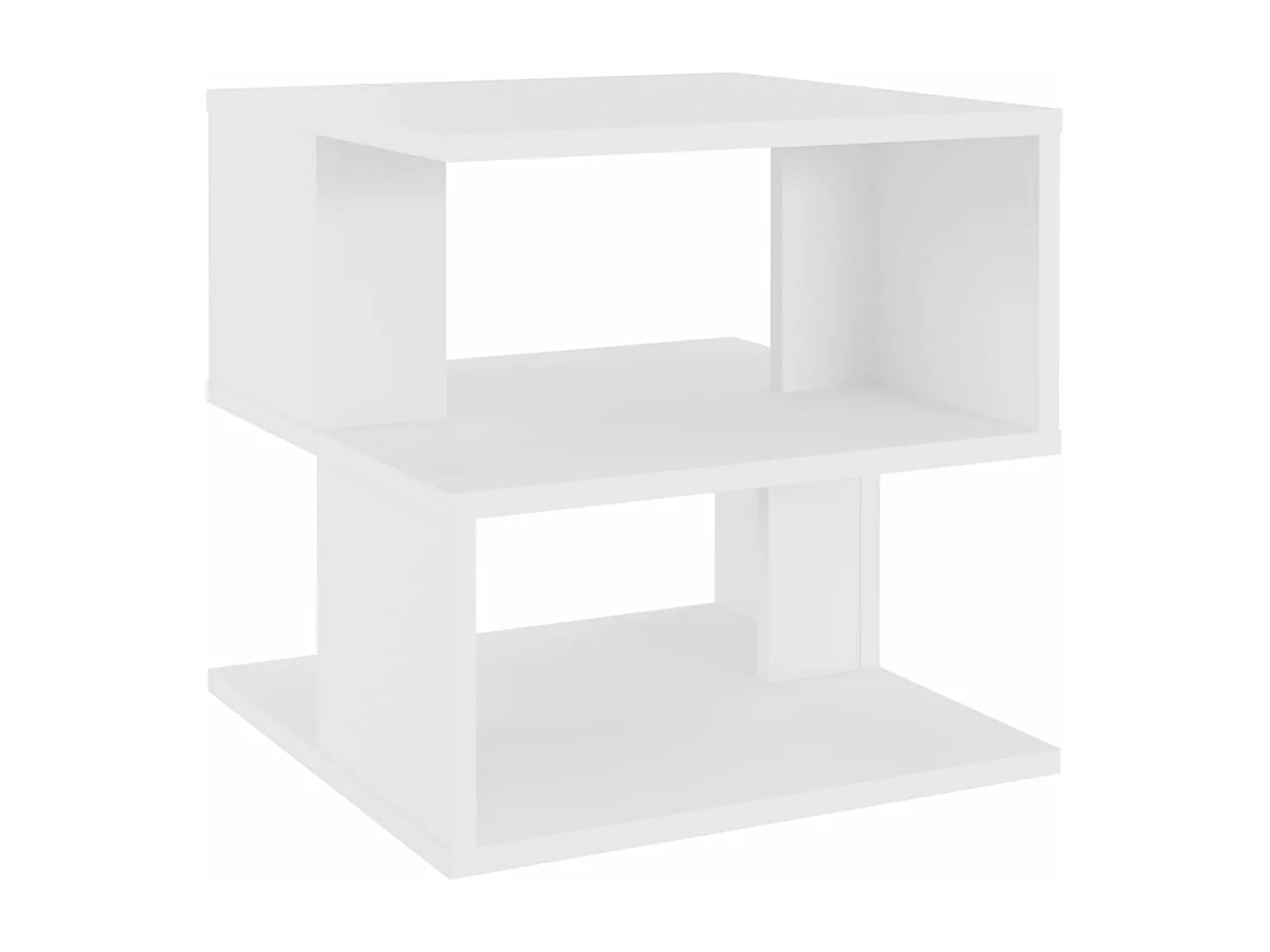 Table basse Blanc 40x40x40 cm Aggloméré GHR90764