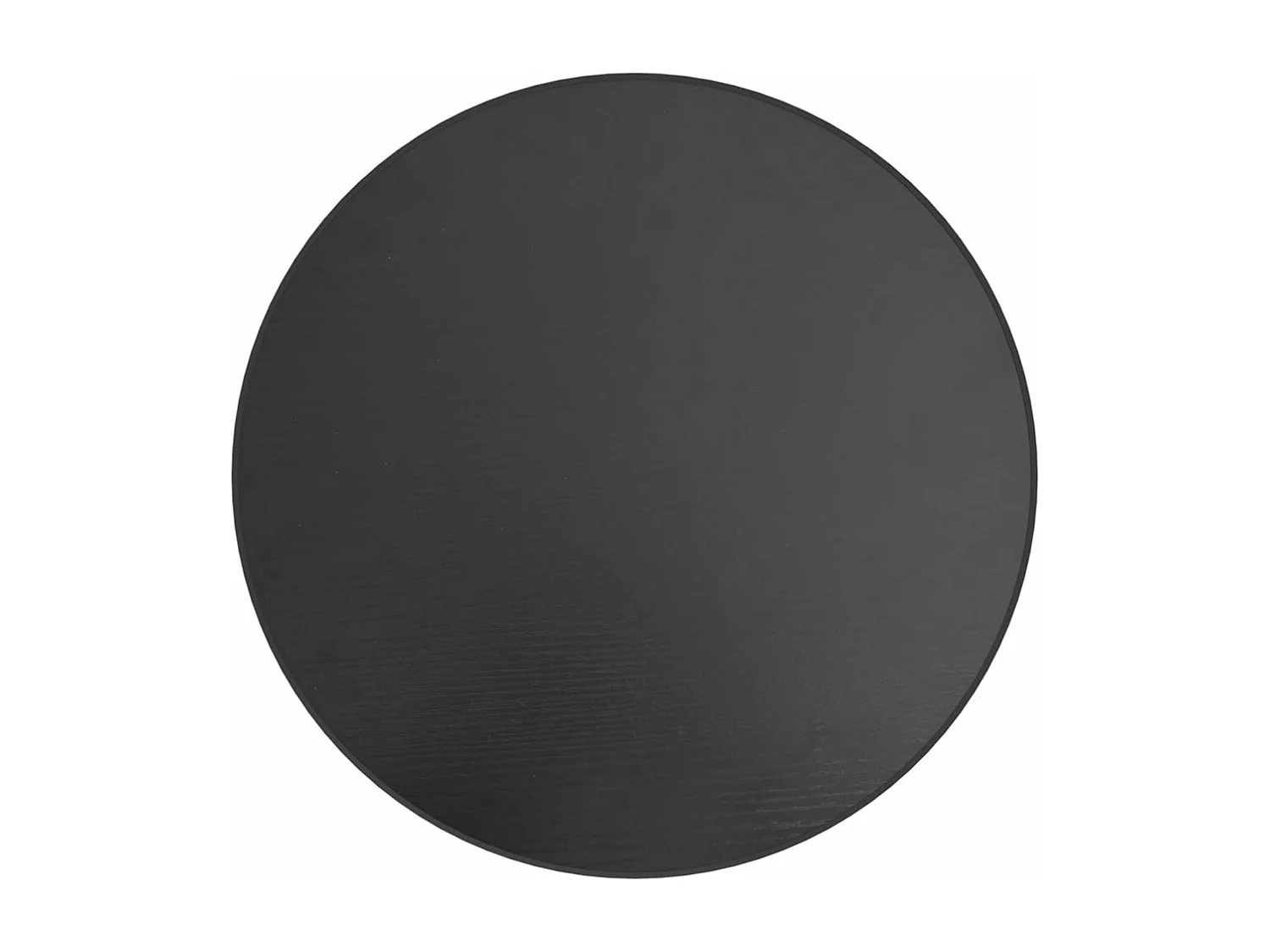 Mesita de centro MDF negra Ø35 cm ES84787