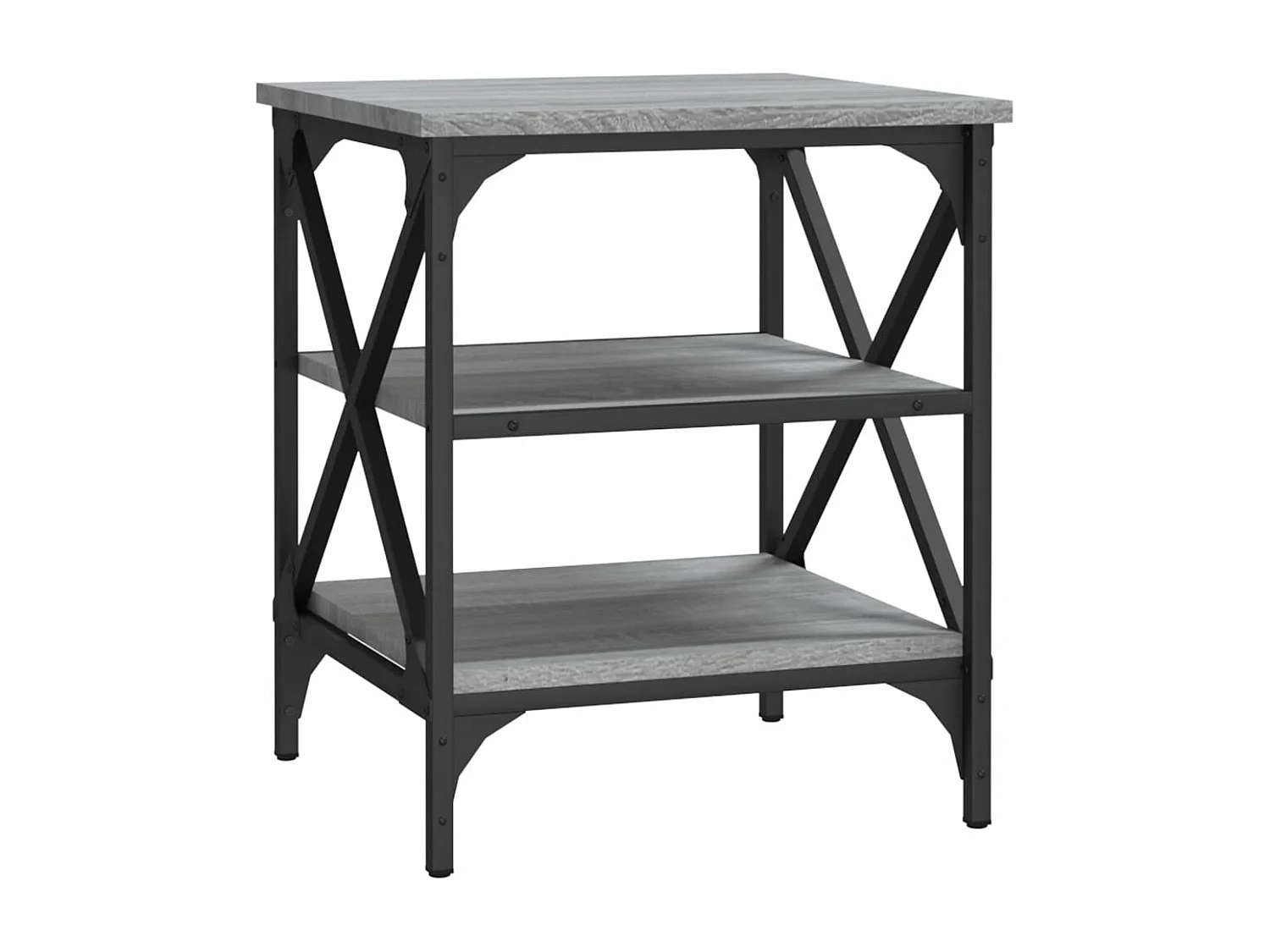 Table basse Sonoma gris 40x42x50 cm Bois d'ingénierie GHR98782