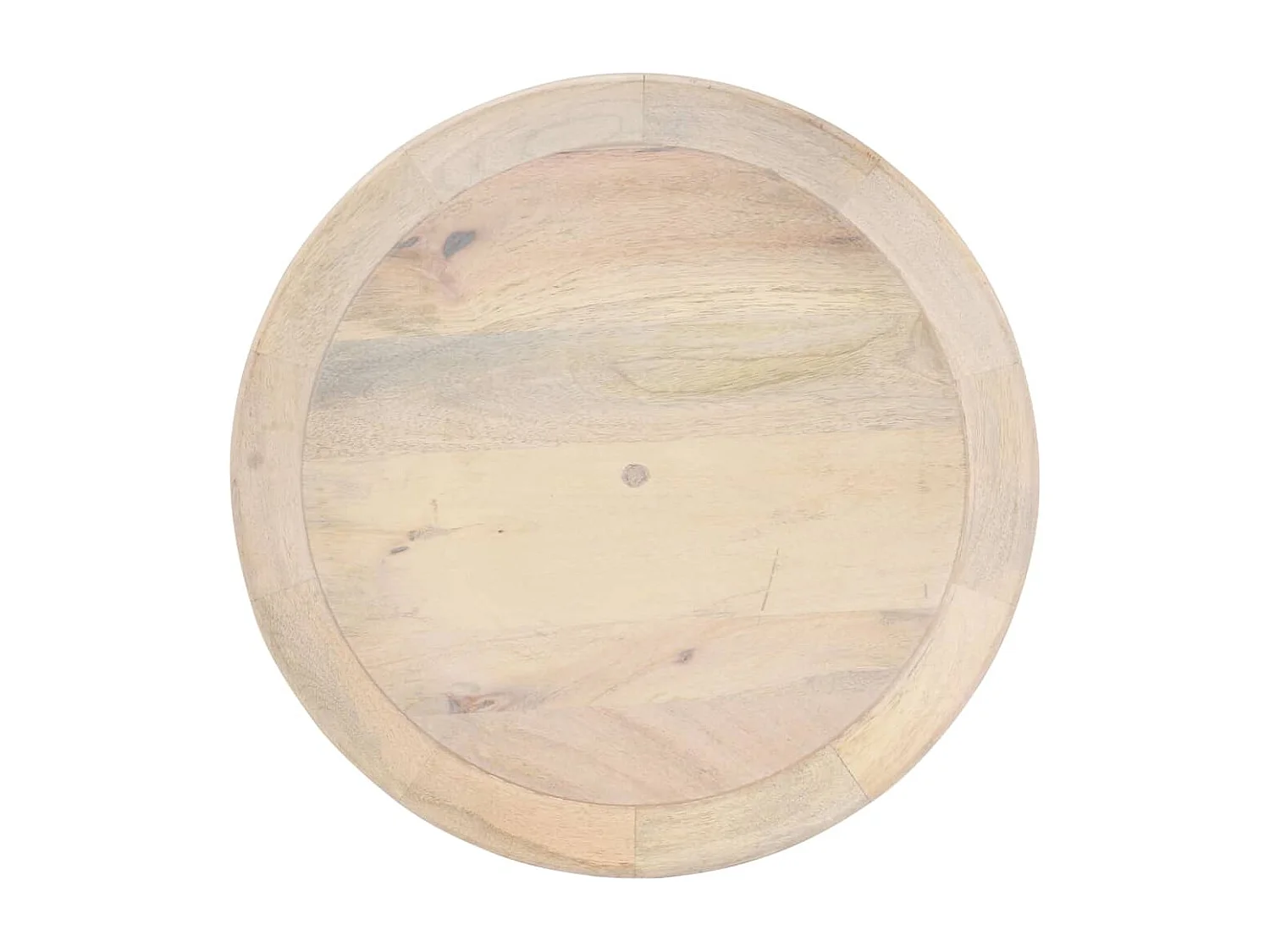 Mesa de centro de madera maciza de mango Ø50x55 cm ES13813