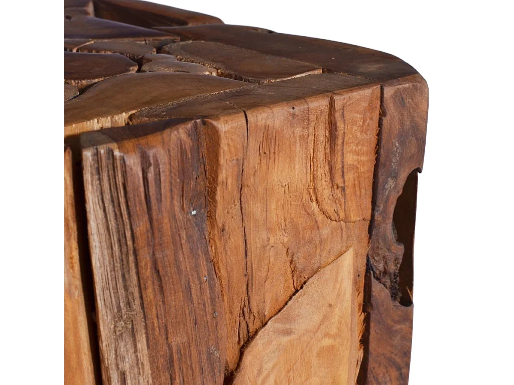 Table basse 30x30x80 cm Bois de teck solide GHR35985