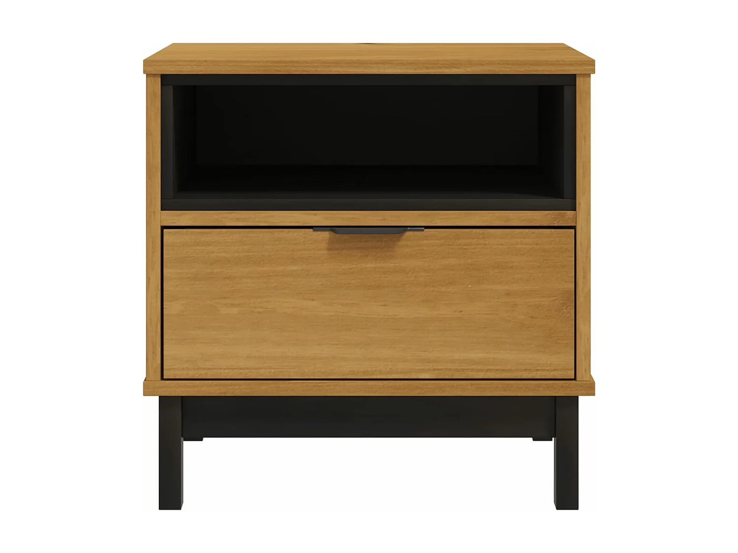 Mesa de centro FLAM madera maciza de pino 50x50x50 cm ES49834