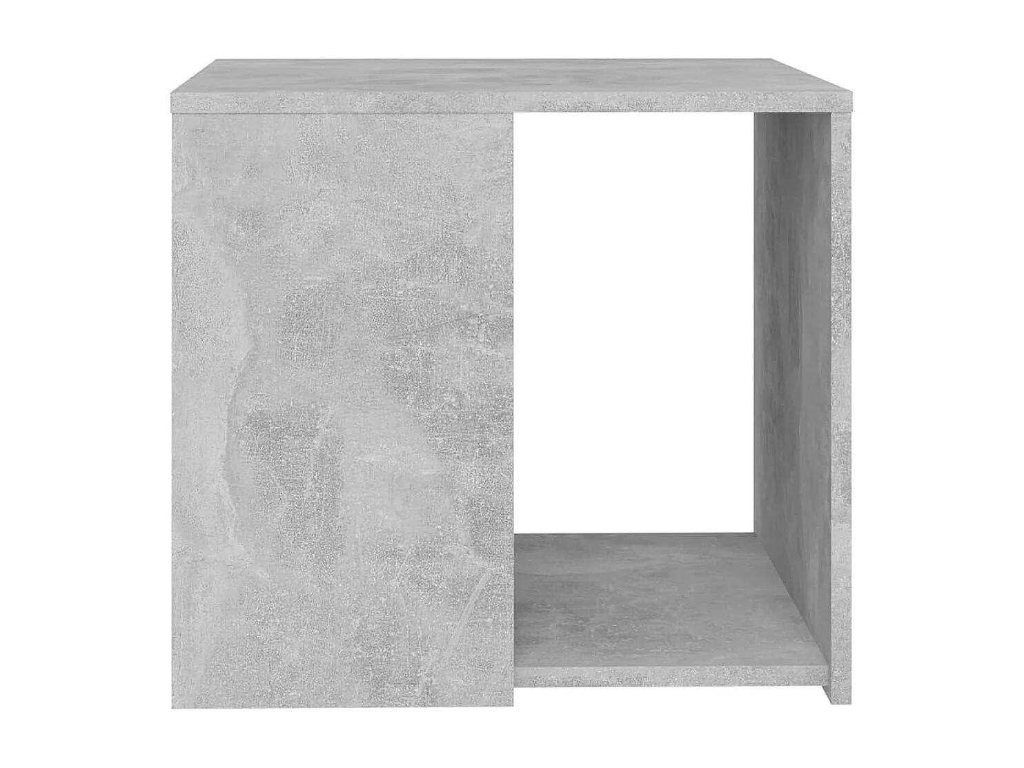 Table basse Gris béton 50x50x45 cm Aggloméré GHR17641