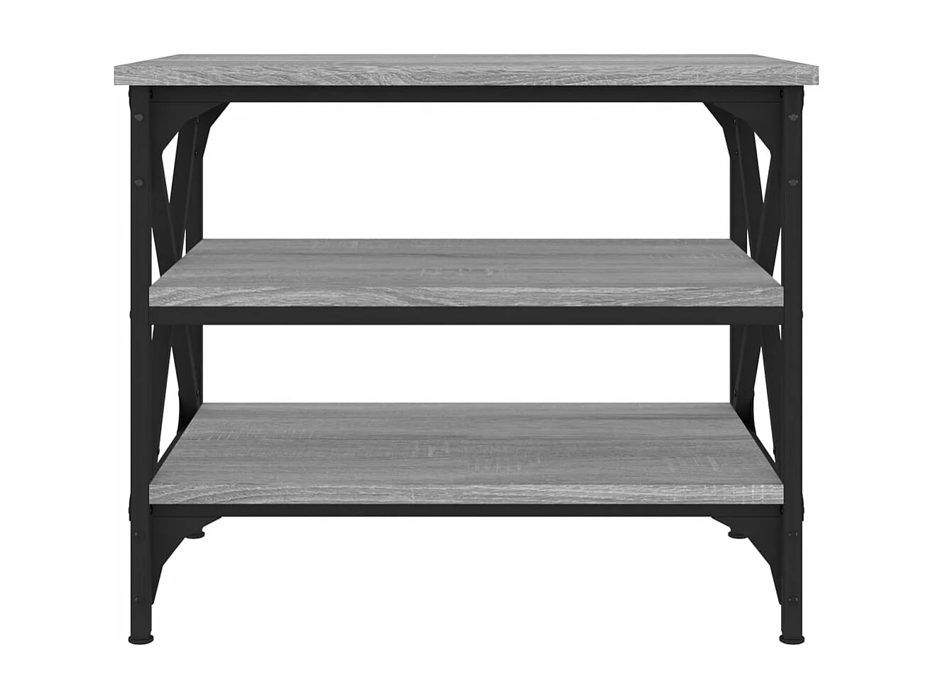 Table basse Sonoma gris 55x38x45 cm Bois d'ingénierie GHR24430