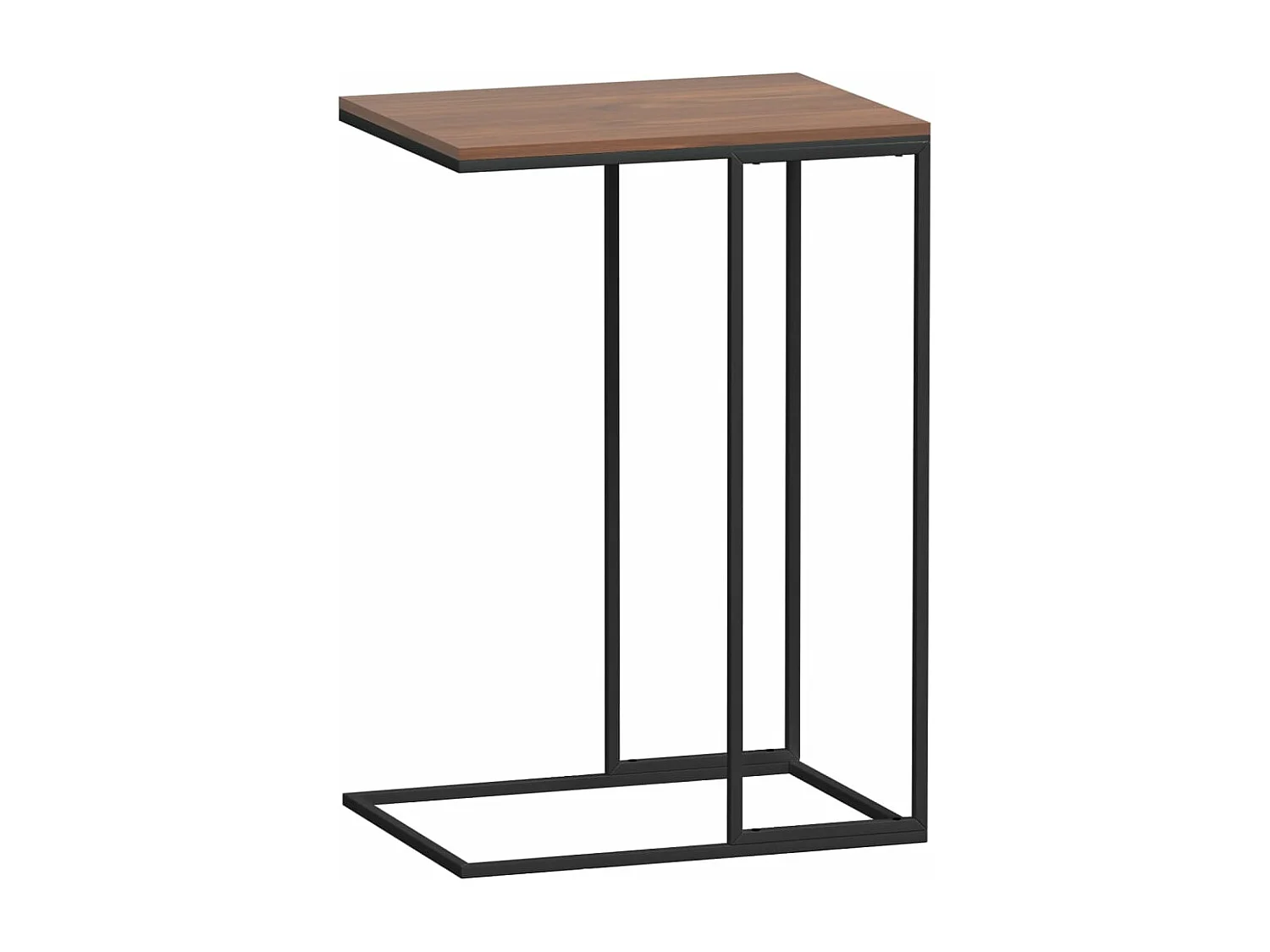 Table basse Noir 40x30x59 cm Bois d'ingénierie GHR97271