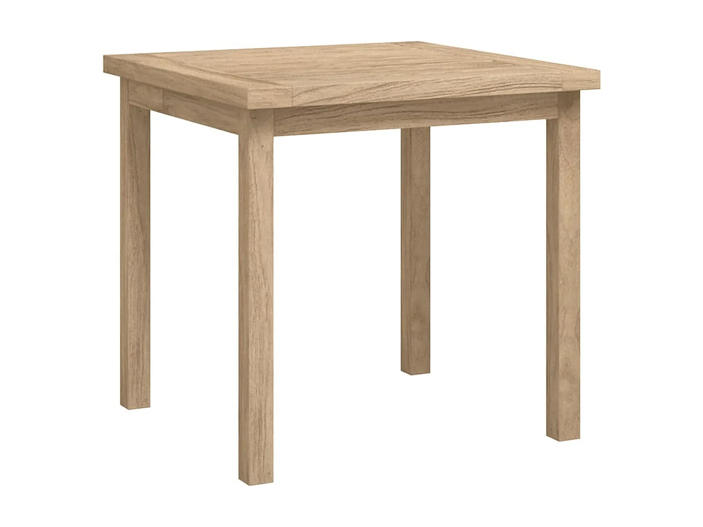 Bijzettafel 45x45x45 cm massief teakhout NL97839