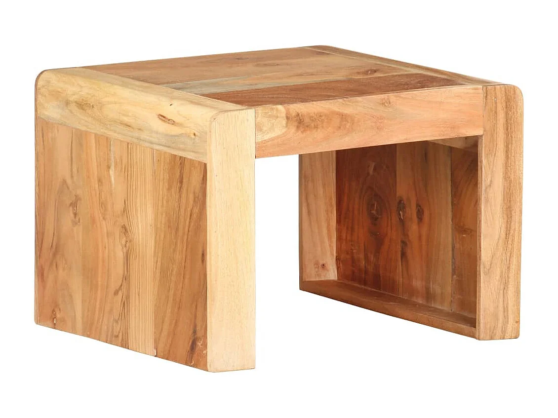Bijzettafel 43x40x30 cm massief acaciahout NL64097
