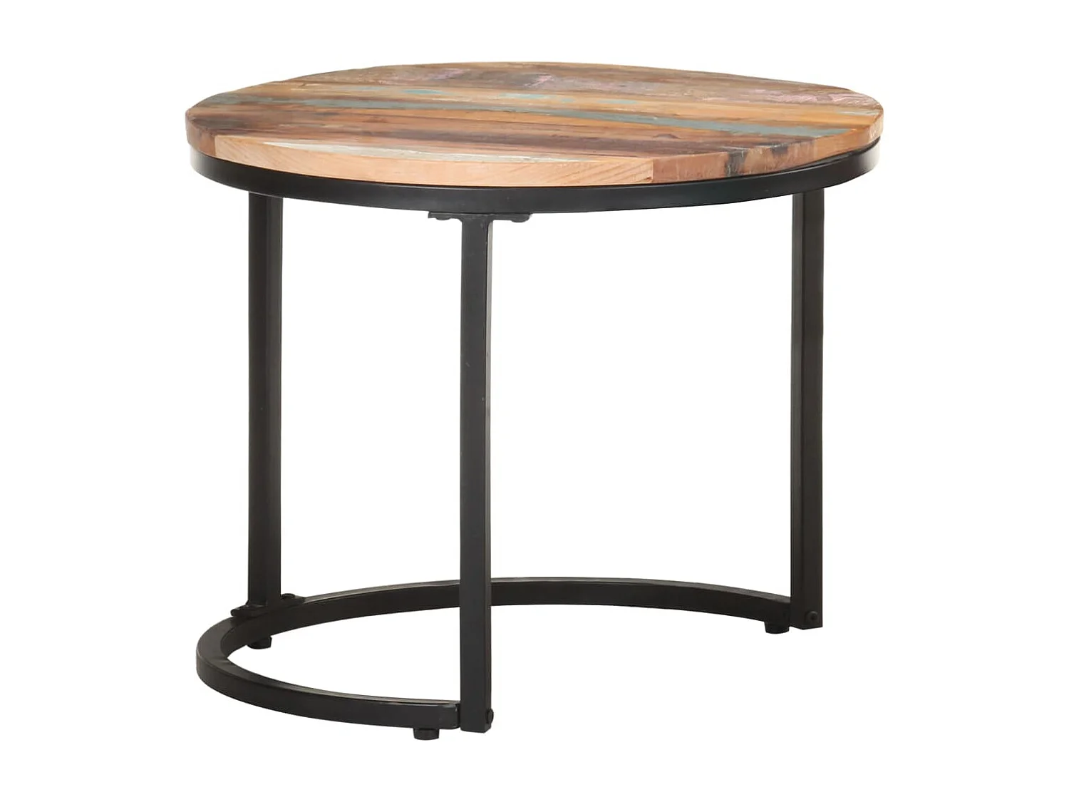 Tables basses 3 pcs Bois de récupération massif GHR52873