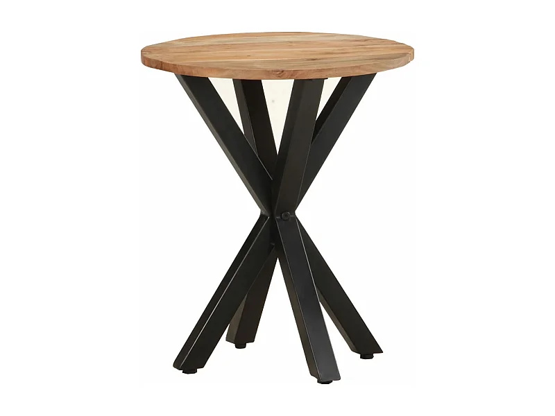 Table basse 48x48x56 cm Bois d'acacia massif GHR55095