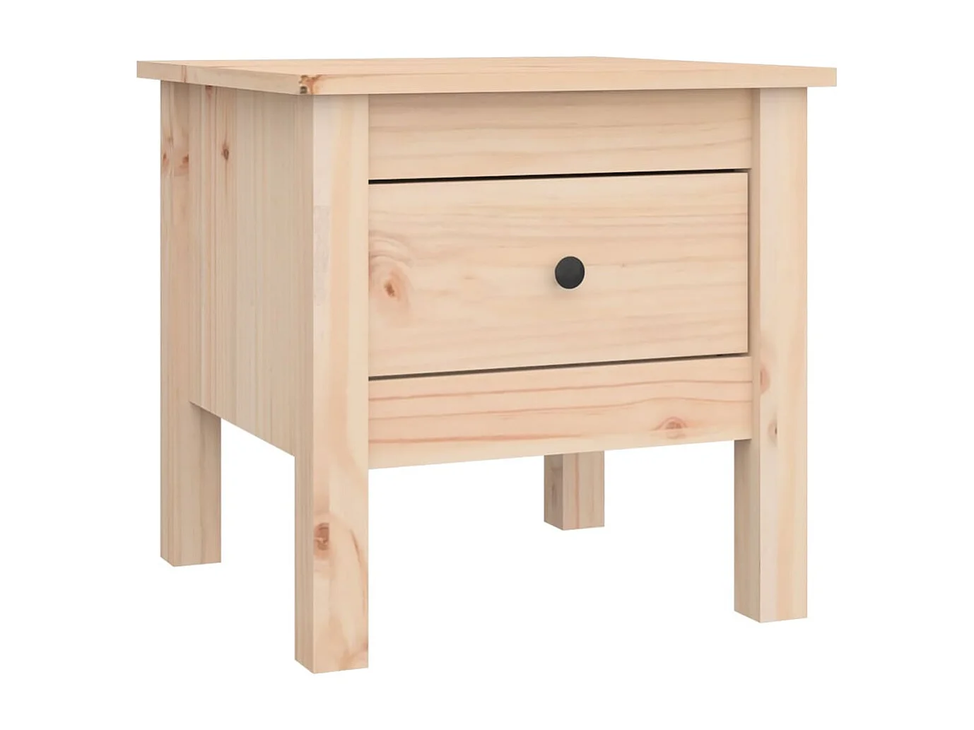 Tables basses 2 pcs 40x40x39 cm Bois massif de pin GHR37348
