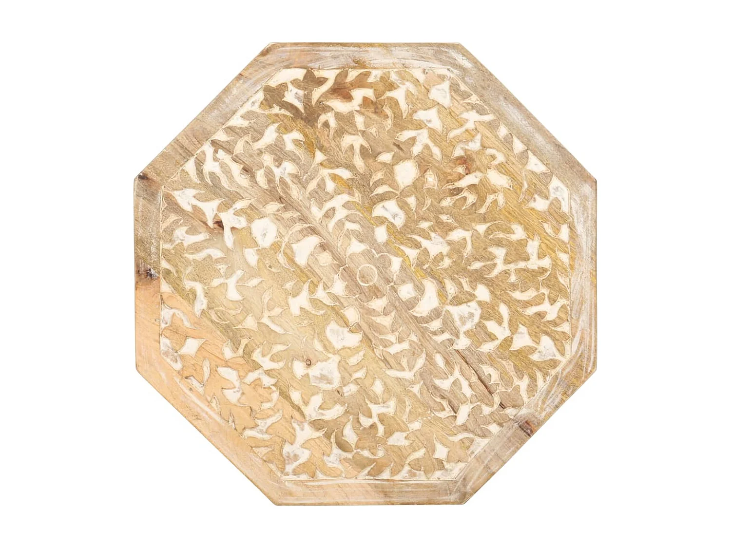 Table basse Ø48 cm Bois de manguier massif GHR13129