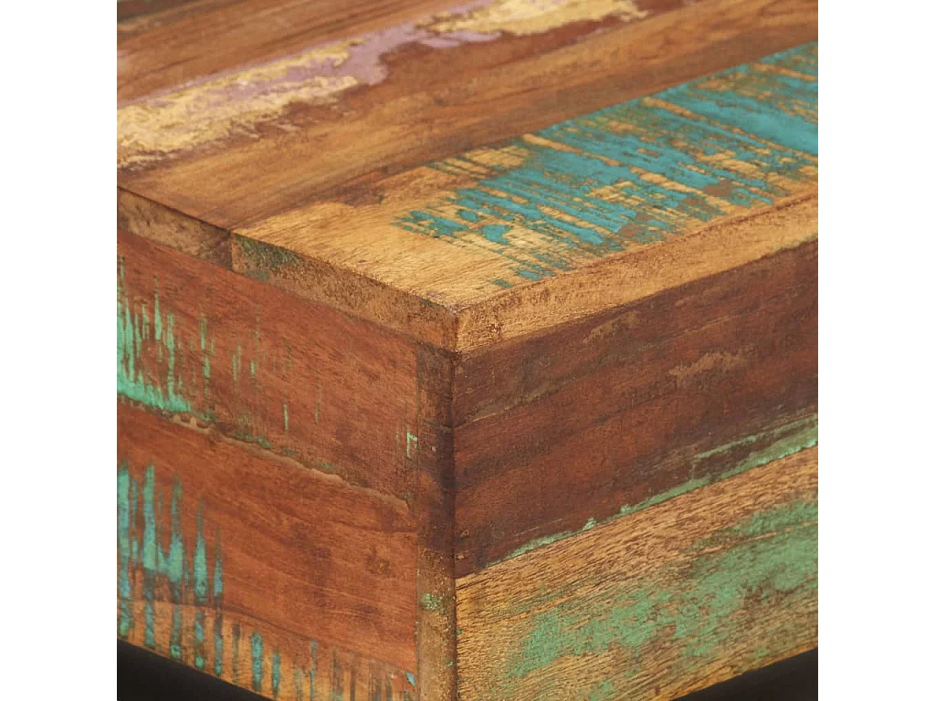 Table basse 40x30x51 cm Bois massif de récupération GHR24146