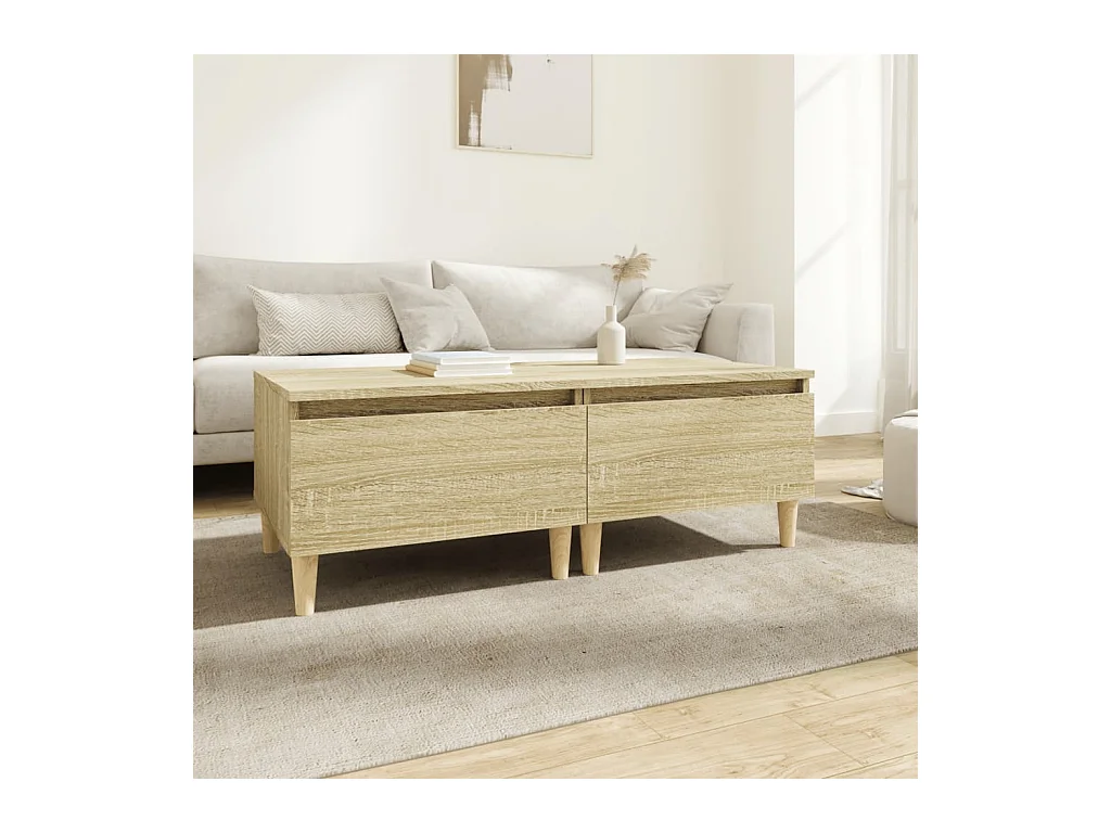 Tables basses 2 pcs Chêne sonoma 50x46x35 cm Bois ingénierie GHR88564