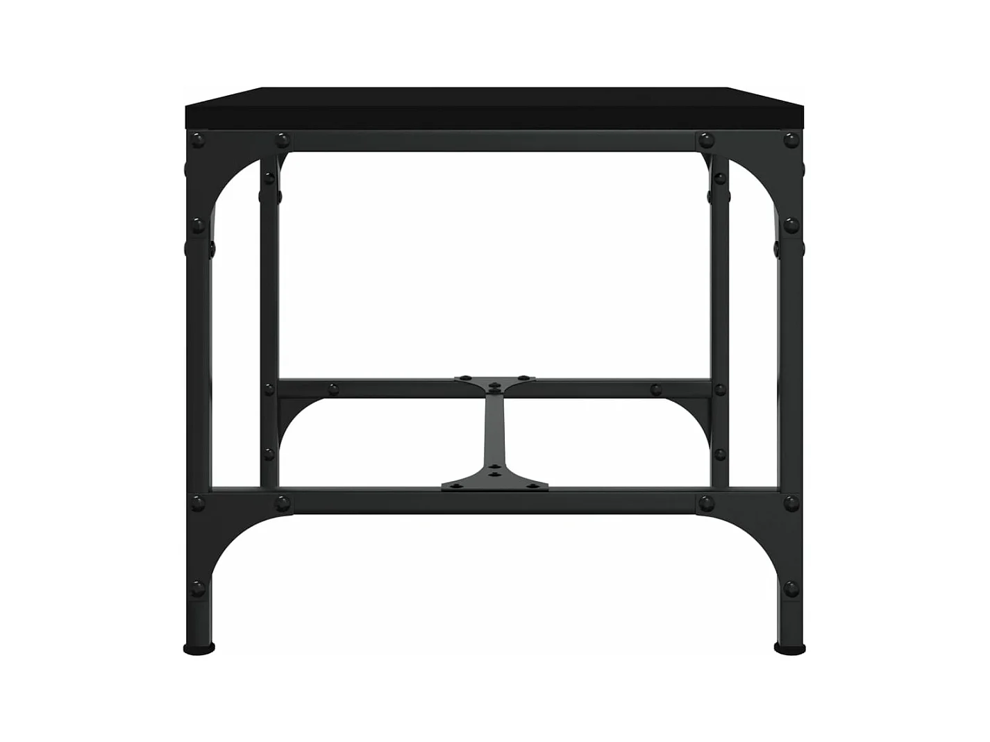 Table basse Noir 40x40x35 cm Bois d'ingénierie GHR48917