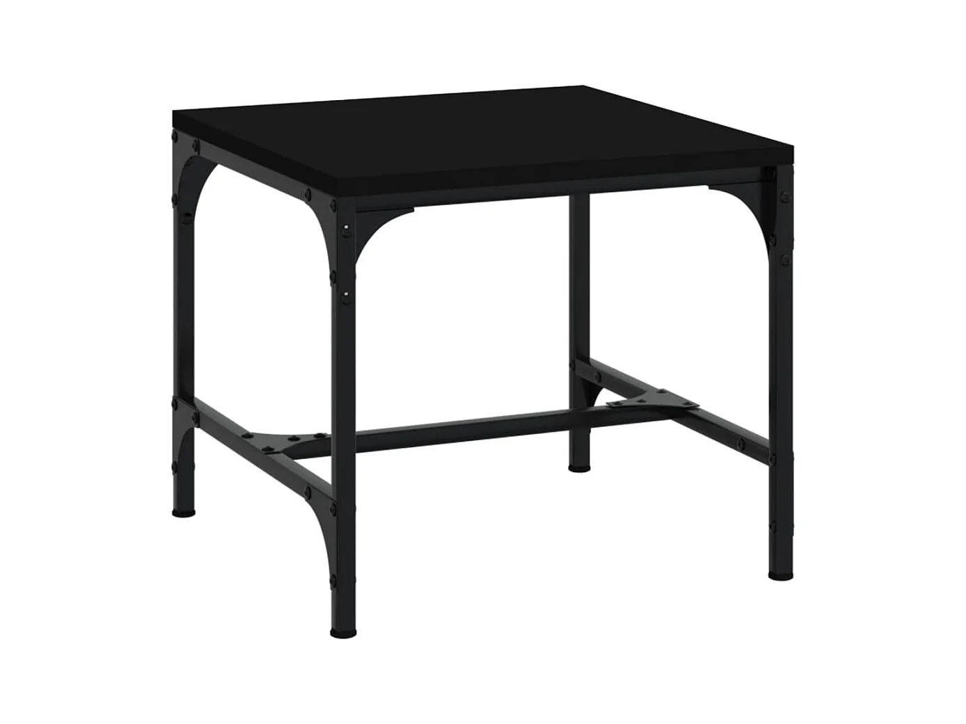 Table basse Noir 40x40x35 cm Bois d'ingénierie GHR48917