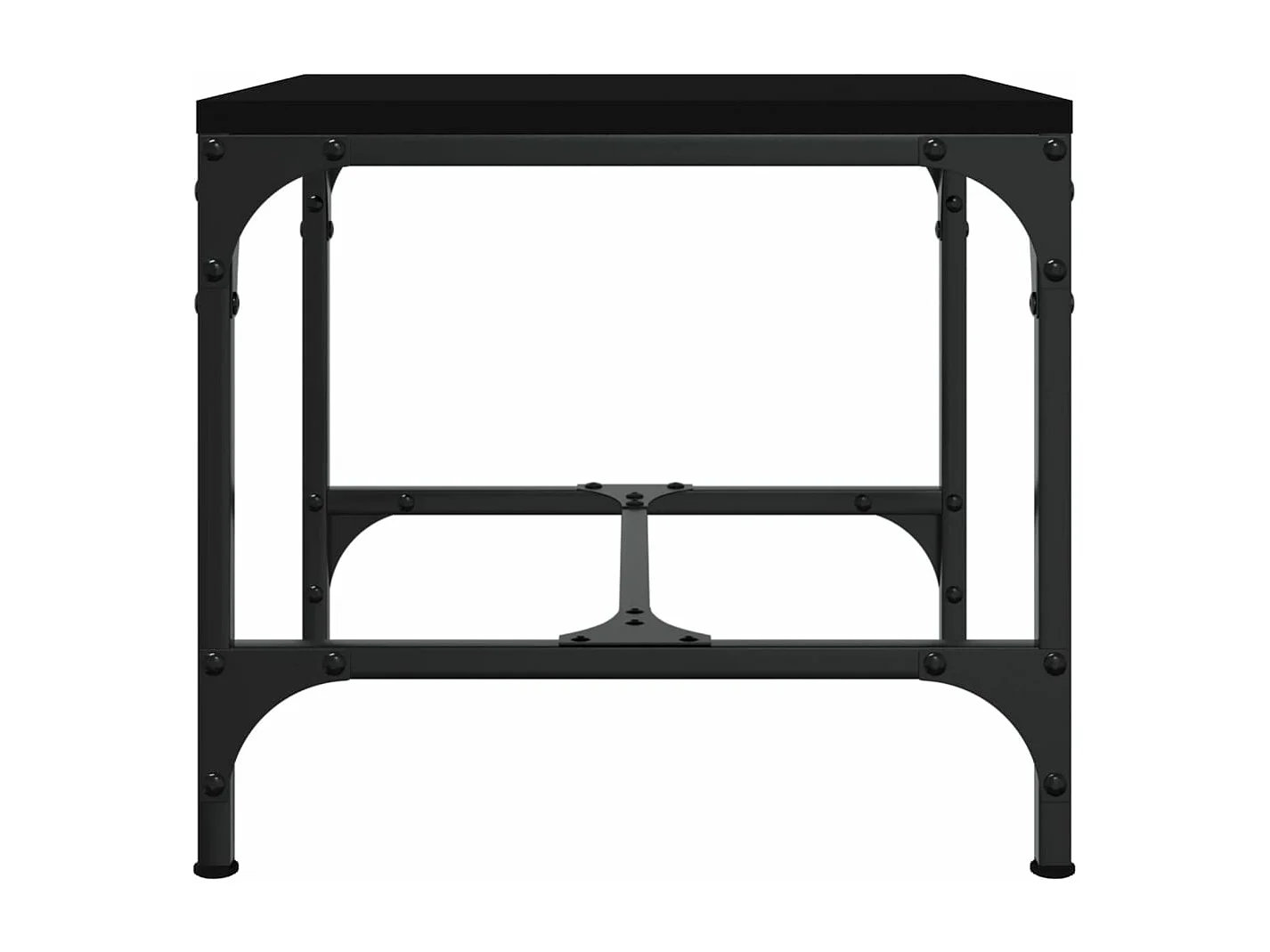 Table basse Noir 40x40x35 cm Bois d'ingénierie GHR48917