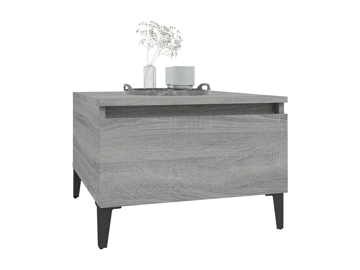 Mesa de centro 50x46x35 cm derivados de madeira cinzento sonoma PT987254