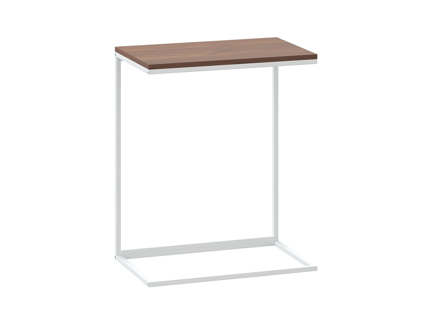 Table basse Blanc 55x35x66 cm Bois d'ingénierie GHR35905