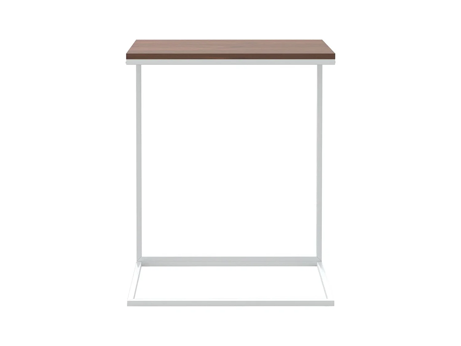 Table basse Blanc 55x35x66 cm Bois d'ingénierie GHR35905