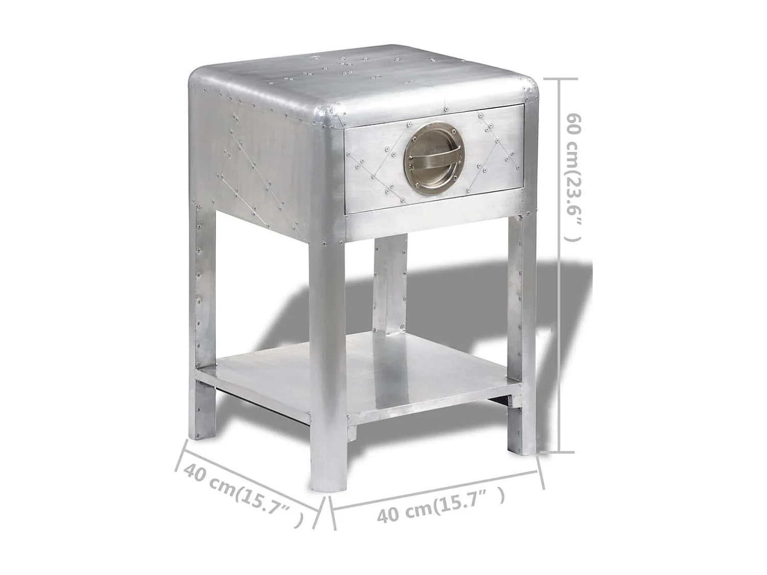 Tables basses avec 1 tiroir vintage Style d'aviation GHR15415