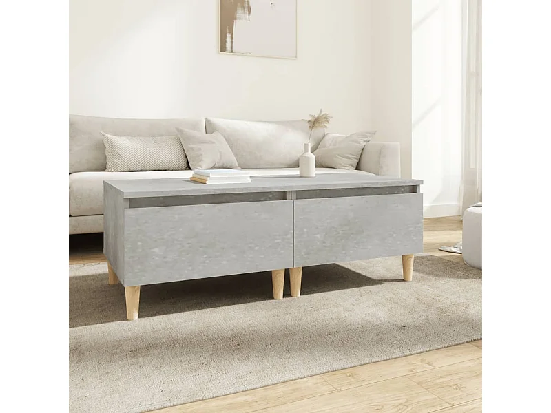 Mesas de apoio 2 pcs 50x46x35cm deriv. madeira cinzento-cimento PT583090