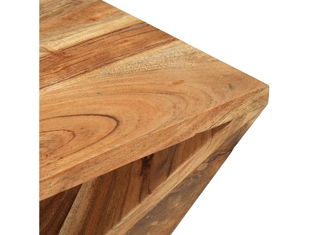 Bijzettafel 35x35x55 cm massief acaciahout NL38088